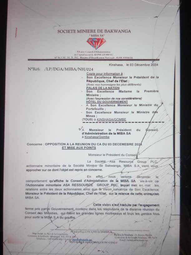 IMG-20241206-WA00541 MIBA S.A : Qui va et doit finalement trancher dans cet imbroglio interne?