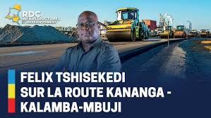 IMG-20250714-WA0141 Infrastructures de base à l'œuvre: Le conseiller spécial Martin Kabuya s'édifie de la route Kananga-Kalamba Mbuji.