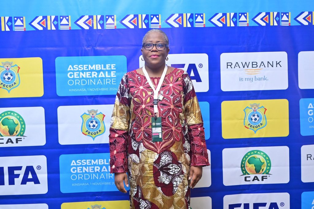 IMG-20250807-WA0056 MESSAGE DE BIENVENUE DE LA PRÉSIDENTE DE LA FECOFA, Me BELINDA LUNTADILA NZUZI, A LA 47ème ASSEMBLÉE GÉNÉRALE DE LA CAF.