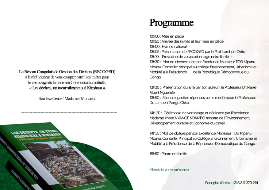 IMG-20250924-WA0158 Environnement urbain, que faut-il faire des déchets ? Le vernissage du livre opportun le 4/10/2025.