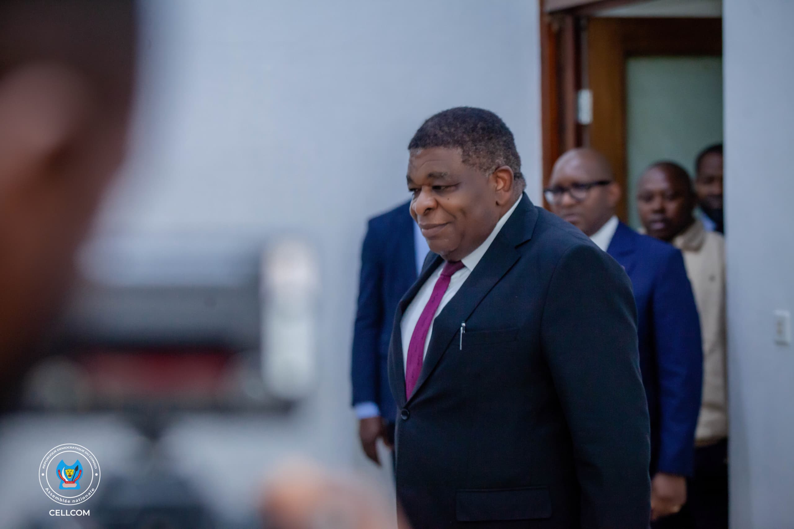 IMG-20251012-WA0020-1 DIPLOMATIE PARLEMENTAIRE/ASSEMBLÉE NATIONALE : L'HON. ISAAC JC TSHILUMBAYI, PRÉSIDENT INTÉRIMAIRE ÉCHANGE AVEC MARTIN CHUGONG, S.G DE L'UNION INTERPARLEMENTAIRE SUR LA 151e RÉUNION DE GENÈVE.