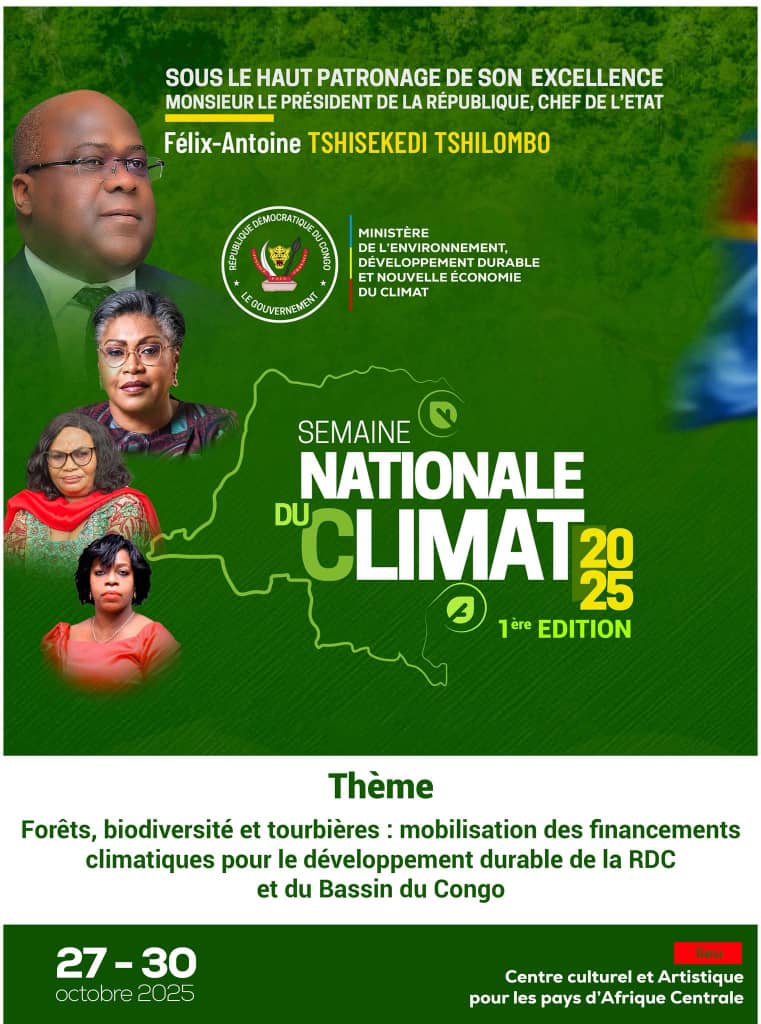 IMG-20251024-WA0175 RDC – Lancement officiel de la première Semaine Nationale du Climat: Marie Nyange active, Félix Tshisekedi Consacre.