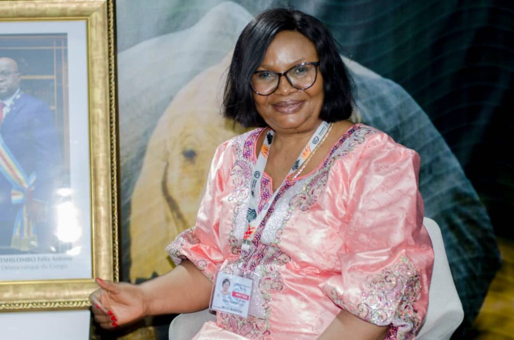 IMG-20251111-WA00841-1024x678 COP 30: Marie Nyange exerce une diplomatie scientifique pour renforcer le rôle des forêts congolaises à l'échelle mondiale de l'environnement.