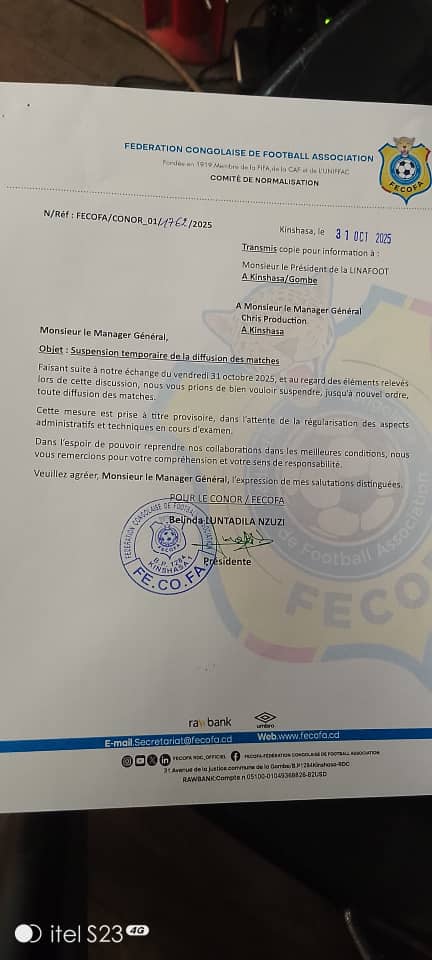 IMG-20251111-WA0093 RDC-Illicocash Ligue 1: Toute la vérité sur le cas de l'alignement du joueur Sefu du FC MK face au FC Les Aigles.
