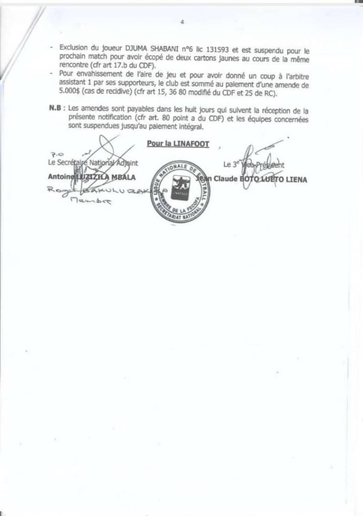 IMG-20251111-WA0100-721x1024 RDC-Illicocash Ligue 1: Toute la vérité sur le cas de l'alignement du joueur Sefu du FC MK face au FC Les Aigles.