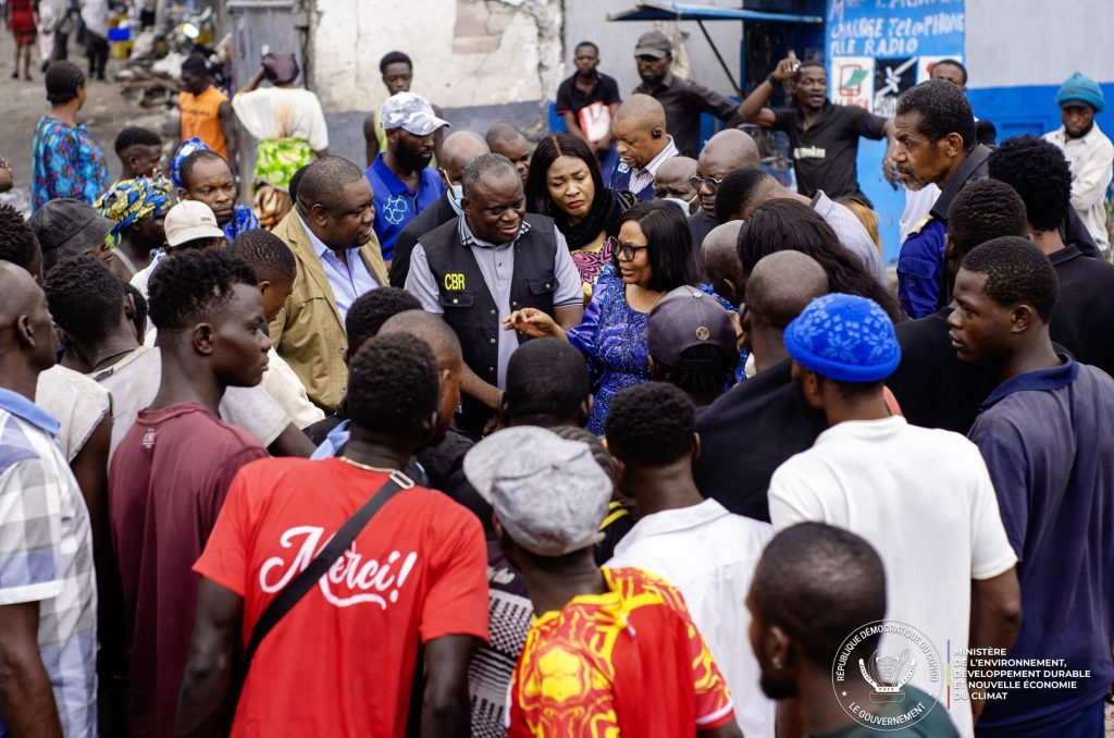 17157-1024x678 Kinshasa : La Ministre Marie Nyange surprend la Bralima en flagrant délit de pollution urbaine.