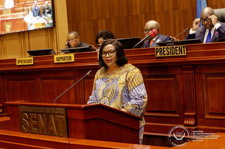 image-35 Sénat-Marché du carbone en RDC : Marie Nyange explique le cadre juridique renforcé pour affirmer le statut de « Pays-Solution » et sécuriser les investissements verts